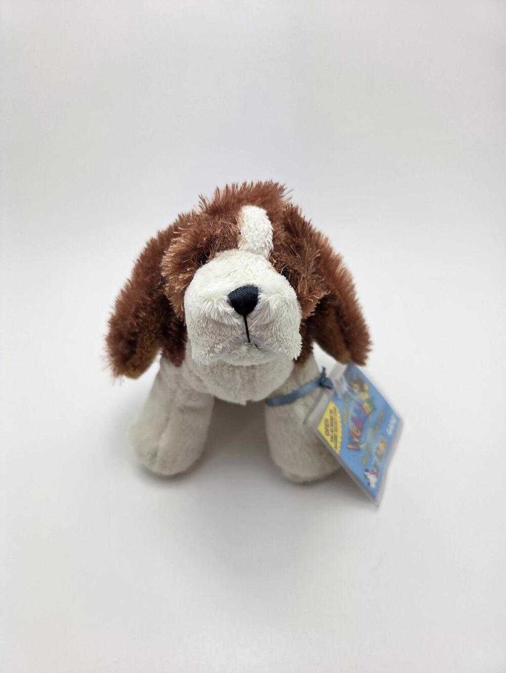 Vintage Webkinz Lil Kinz Basset Hound Dog Plush with Tag/Code (6 inch)